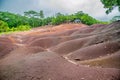 Chamarel Seven Colored Earth Geopark in Mauritius