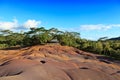 Chamarel seven colored earths