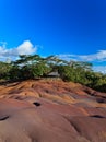 Chamarel seven colored earths