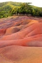 Chamarel seven coloured earth Royalty Free Stock Photo