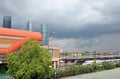 Chamartin train station in Madrid, Spain