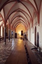 Chamber in greatest Gothic castle in Europe - Malbork Royalty Free Stock Photo