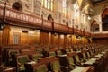 The chamber of the House of Commons of Canada Royalty Free Stock Photo