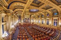 The Chamber of the House of Representatives in the Pennsylvania State Capitol Royalty Free Stock Photo