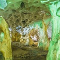 The chamber of Karain cave, Yagca, Turkey