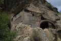 Rocky parts of Geghard monastery in the Kotayk province Republic of Armenia