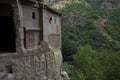 Rocky parts of Geghard monastery in the Kotayk province Republic of Armenia