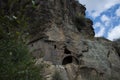 Rocky parts of Geghard monastery in the Kotayk province Republic of Armenia