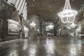 Chamber in Salt Mine in Wieliczka, Poland