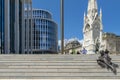 Chamberlain Square in Birmingham Royalty Free Stock Photo