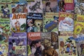 A collection of old vintage comic books