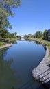 Chambly canal in Chambly, Quebec Royalty Free Stock Photo
