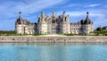 Chambord castle chateau Chambord in Loire valley, France Royalty Free Stock Photo