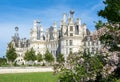 Chambord castle chateau in Loire valley, France Royalty Free Stock Photo