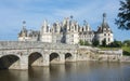 Chambord castle chateau in Loire valley, France