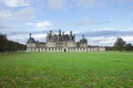 Chambord palace after rain, Loire Valley, France Royalty Free Stock Photo