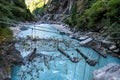 Chame - A dangerous bridge over a river in Himalayas