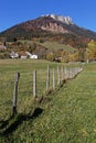 Chamechaude summit as seen from Le Sappey Royalty Free Stock Photo