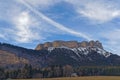 Chamechaude summit and cliffs Royalty Free Stock Photo