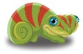 Chameleon, illustration Royalty Free Stock Photo