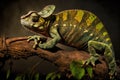 The chameleon panther is a slow moving ambilobe that can be found in the treetops