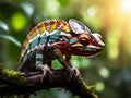 Chameleon taking a break from the hunt