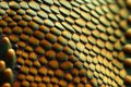 Chameleon Skin Texture Background, Colored Lizard Scales, Iguana Leather, Generative AI Illustration