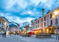 Chamoix Mont Blanc town in France Royalty Free Stock Photo