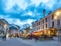 Chamoix Mont Blanc town in France Royalty Free Stock Photo