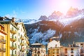 Chamonix Mont Blanc, famous ski resort in Alps, France Royalty Free Stock Photo