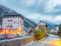 Chamoix Mont Blanc town in France Royalty Free Stock Photo