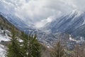 Chamonix-Mont-Blanc town, France Royalty Free Stock Photo