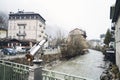 Chamonix-Mont-Blanc town, France Royalty Free Stock Photo