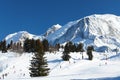 Chamonix ski resort Royalty Free Stock Photo