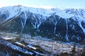 Chamonix valley.