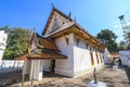 Taling Chan,Bangkok,Thailand on January8,2021:Beautiful art and architecture of the old chapel of Champa Temple