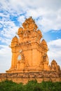 Champa temple, Religion Hidu Tower in Asia Royalty Free Stock Photo