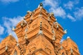 Champa temple top building - Hidu Tower in Asia Royalty Free Stock Photo