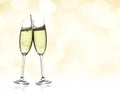 Champage glasses Royalty Free Stock Photo