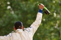 Champagne Above Head Royalty Free Stock Photo