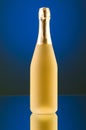 Champagne against gradient background Royalty Free Stock Photo