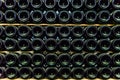 Champagne bottles in the cellar Royalty Free Stock Photo