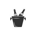 Champagne bucket icon. Element of airport icon for mobile concept and web apps. Detailed Champagne bucket icon can be used for web