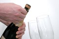 Champagne Celebration (8.2mp Image) Royalty Free Stock Photo
