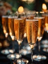 Champagne Cocktail at a high-society gala