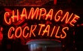 Champagne Cocktails Neon Sign