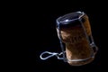 Champagne cork black Royalty Free Stock Photo