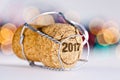 Champagne Cork 2017 Royalty Free Stock Photo