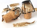 champagne corks Royalty Free Stock Photo