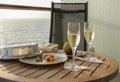 Champagne on cruise